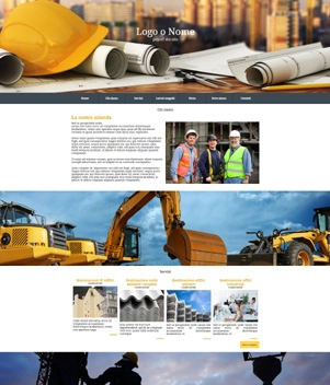 creare sito web per costruttori edili